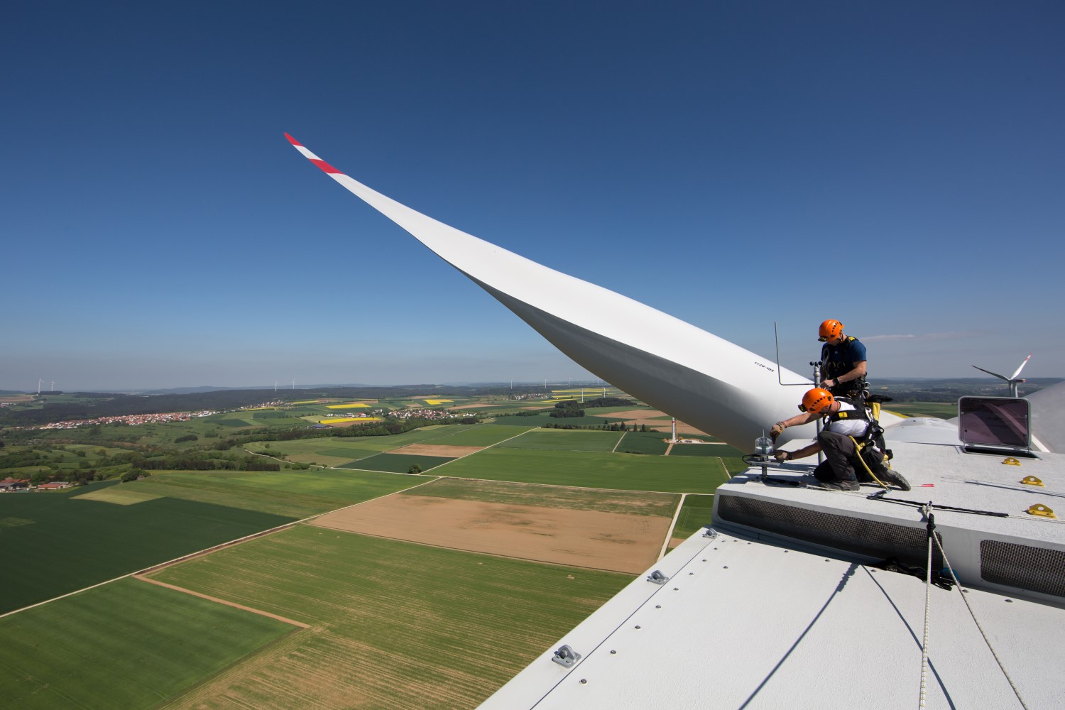 Stennevad sikkerhedsudstyr, vindmølle